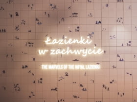Pożegnanie z wystawą „Łazienki w zachwycie”