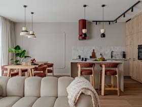 Nowoczesny minimalizm - mieszkanie na warszawskiej Woli