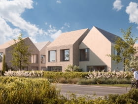 Osiedle Kamykowa na Białołęce. Proj. 77Studio Architektury