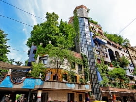 Hundertwasserhaus w Wiedniu