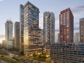 AFI Tower w kompleksie Towarowa22. Proj. JEMS Architekci