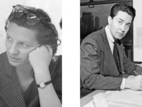 Z lewej: Stanisława Sandecka-Nowicka; Z prawej: Maciej Nowicki