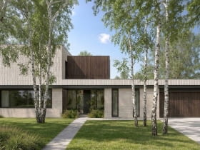 Dom w Lesznie. Proj. SAAN Architects