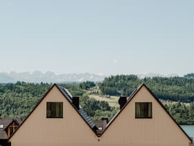 Panoramalake nad Jeziorem Czorsztyńskim. Proj. UCEES