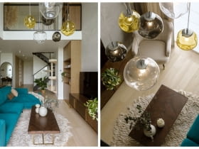 Dwupoziomowy apartament na warszawskim Żoliborzu projektu Balicka Design