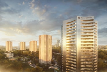 Nowa Gwiazda na osiedlu "Gwiazdy" w Katowicach. Proj. Maciej Franta