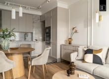 Wnętrza w złotej poświacie - projekt pracowni KODO Wnętrza w złotej poświacie - projekt pracowni KODO