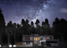 Projekt domu z obserwatorium astronomicznym w Warszawie Projekt domu z obserwatorium astronomicznym w Warszawie