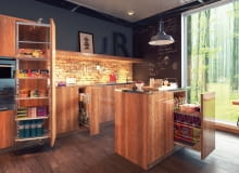 WYGODNY BLAT roboczy, a pod nim minispiżarka - potrzebne produkty są w zasięgu ręki. Cargo MAXIMA EVO I VARIANT MULTI, stal, szerokosć od 15 cm?na zamówienie Rejs