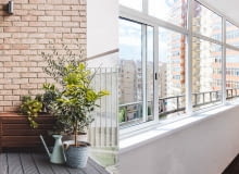 Balkon ukryty w ścianie Balkon ukryty w ścianie