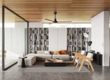 Półki na książki.