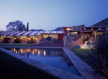 Taliesin West w Arizonie; proj. Frank Lloyd Wrigt Taliesin West w Arizonie; proj. Frank Lloyd Wrigt