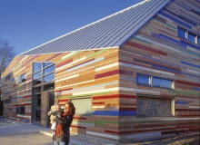 Nowoczesna architektura przedszkola w Utrechcie, proje. Drost van Veen