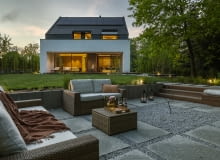 Aranżacja wnętrz podkrakowskiego domu projektu Minimoo