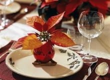 Boże Narodzenie. Oprawa wigilijnego stołu.