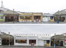 Targowisko w Orłowie przed/po. Targowisko w Orłowie przed/po.