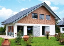 drewniany dom z prefabrykatów,domy z drewna,technologia budowy domu