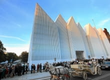 Filharmonia im. Mieczysława Karłowicza w Szczecinie PRZEGLAD ROKU WRZESIEN 05.09.2014 Szczecin . Otwarcie nowej Filharmonii im. Mieczyslawa Karlowicza . Fot. Cezary Aszkielowicz / Agencja Gazeta SLOWA KLUCZOWE: filharmonia szczecinska otwarcie /FR/