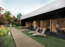 Saunarium w Ząbkowicach Śląskich. Proj. PORT