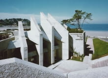 Sala kongresowa w Perros Guirec, Francja, 1968-69, proj. Andre (Andrzej) Mrowiec Sala kongresowa w Perros Guirec, Francja, 1968-69, proj. Andre (Andrzej) Mrowiec