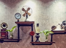 Półki z rur – oryginalne rozwiązanie do industrialnych wnętrz Półki z rur – oryginalne rozwiązanie do industrialnych wnętrz