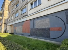 Mozaika Józefa Hałasa przy ul. Podwale we Wrocławiu Mozaika Józefa Hałasa przy ul. Podwale we Wrocławiu