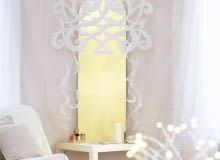 WNETRZA LUSTRO DEKORACJE OZDOBY STYLIZACJA JOLANTA I KINGA KOLARY FOT. RADOSLAW WOJNAR PUBLIKACJA CZTERY KATY NR 5 (163) - 5.2005