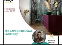 Kilka słów o projektowaniu łazienki. Bezpłatny webinar OKK! design