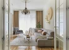 Francuska elegancja w 100-metrowym mieszkaniu Francuska elegancja w 100-metrowym mieszkaniu