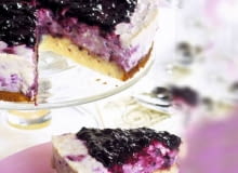 sernik na zimno z jagodami 02.05.2006 WARSZAWA , SESJA JEDZENIE , SESJA KUCHNIA WARSZAWSKA