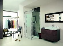 90 cm - to minimalna szerokość zapewniająca wygodę w kabinie prysznicowej