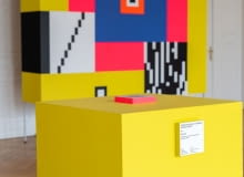 Przestrzeń wystawiennicza SAINER. KOL∞R. Proj. Biuro Kreacja Przestrzeń wystawiennicza SAINER. KOL∞R. Proj. Biuro Kreacja