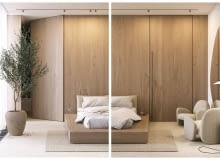 Sypialnia w stylu japandi Sypialnia w stylu japandi