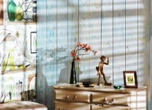 <B>Rażącej niemodnym wyglądem szafce łatwo dać drugie życie. Proponujemy pomalować ją farbą kredową. Efekt gwarantowany i to bez żmudnego zdzierania starego lakieru, bez szlifowania i bez żadnego podkładu.</B> <BR />Bezstylowa szafka po pomalowaniu nabrała szlachetnej patyny. Idealnie teraz pasuje do wnętrza w stylu shabby chic. 25.06.2014 Warszawa . Cztery kąty, komoda , zrob to sam , stylizacja Beata Drzewosowska . Fot. Michal Mutor SLOWA KLUCZOWE: WNETRZA