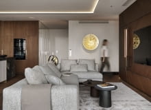 Apartament w stylu modern classic z widokiem na Warszawę Apartament w stylu modern classic z widokiem na Warszawę