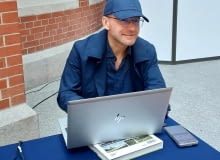 Robert Konieczny podczas wykładu na Politechnice Gdańskiej Robert Konieczny podczas wykładu na Politechnice Gdańskiej