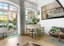 Mieszkanie w dawnej fabryce - 67 m kw. loft, mieszkanie w fabryce, mieszkanie w dawnej fabryce, styl LOFT, styl skandynawski