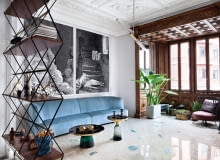 Wnętrza łączą przepych z powściągliwością, są emocjonalne, a jednocześnie pełne równowagi. secesyjny apartament, secesyjne mieszkanie, Mediolan, secesja