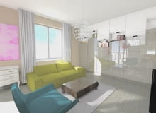 mieszkanie, Jak urządzić mieszkanie 53 m2?, projekt mieszkania