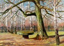 Józef Rapacki, Wiosna, 90 x 120 cm, olej na płótnie, 110 000 zł Józef Rapacki, Wiosna, 90 x 120 cm, olej na płótnie, 110 000 zł