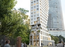 Wieżowiec Twarda 7 w Warszawie. Proj. JSK Architekci