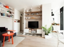 Funkcjonalny podział niewielkiego mieszkania. Tak mieszka para w Warszawie