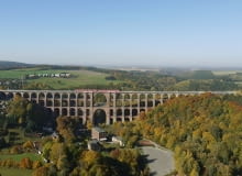 Göltzschtalbrücke - największy ceglany most na świecie.