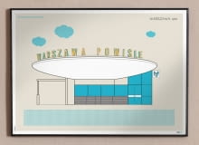 Retro-plakaty z architekturą PRL-u autorstwa łódzkiego studia GRA-FIKA nawiązują stylistyką i techniką wykonania do autentycznych plakatów z tamtego okresu, format: 50x70 cm., cena: 94 zł (www.gra-fika.com) Retro-plakaty z architekturą PRL-u autorstwa studia GRA-FIKA, format: 50x70 cm., cena: 74 zł (www.gra-fika.com)