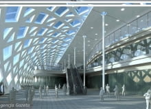 Hala nowego dworca PKP, proj. TriGranit projekt, dworzec, pkp, poznań, trigranit