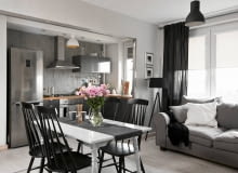 Szare wnętrze, aranżacja wnętrz