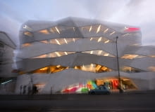 Nowy biurowiec Vodafone w Porto. Autorem projektu jest pracownia Barbosa Guimaraes Arquitectos. biurowce, portugalia, beton, barbosa guimaraes arquitectos, biurowiec, porto, vodafone