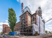 Remont zabytkowej elektrowni na terenie dawnego imprerium Karola Scheiblera