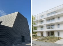 Fot. z lewej: Gambit Office w Gliwicach. Proj. KWK Promes; Fot. z prawej: Promenada we Władysławowie. Proj. ARCHMONDO