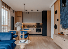 Stylowe małe mieszkanie z elementami Orientu